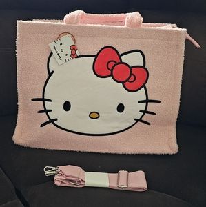Hello Kitty Sherpa tote